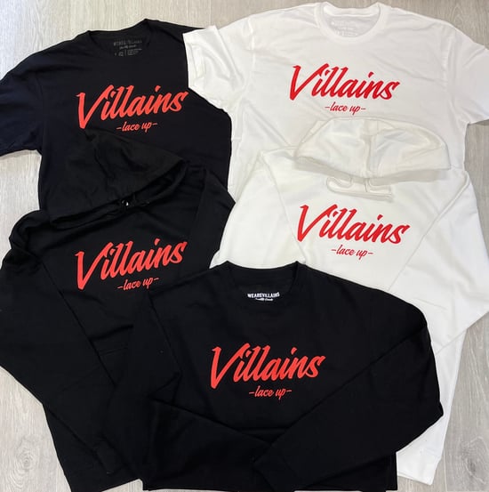 VILLAINS LACE UP BLOOD RED | WEAREVILLAINS