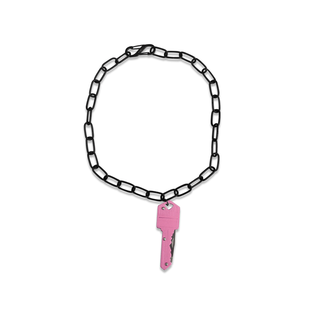 SELF-DESTRUCT CLAUSE CHOKER NECKLACE*
