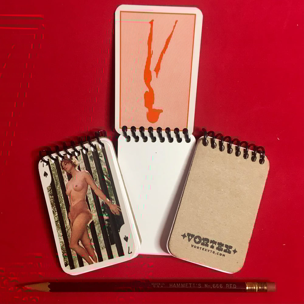 Nude Pin Up Mini Notebook - Magenta Edition