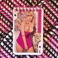Image 1 of Nude Pin Up Mini Notebook - Magenta Edition