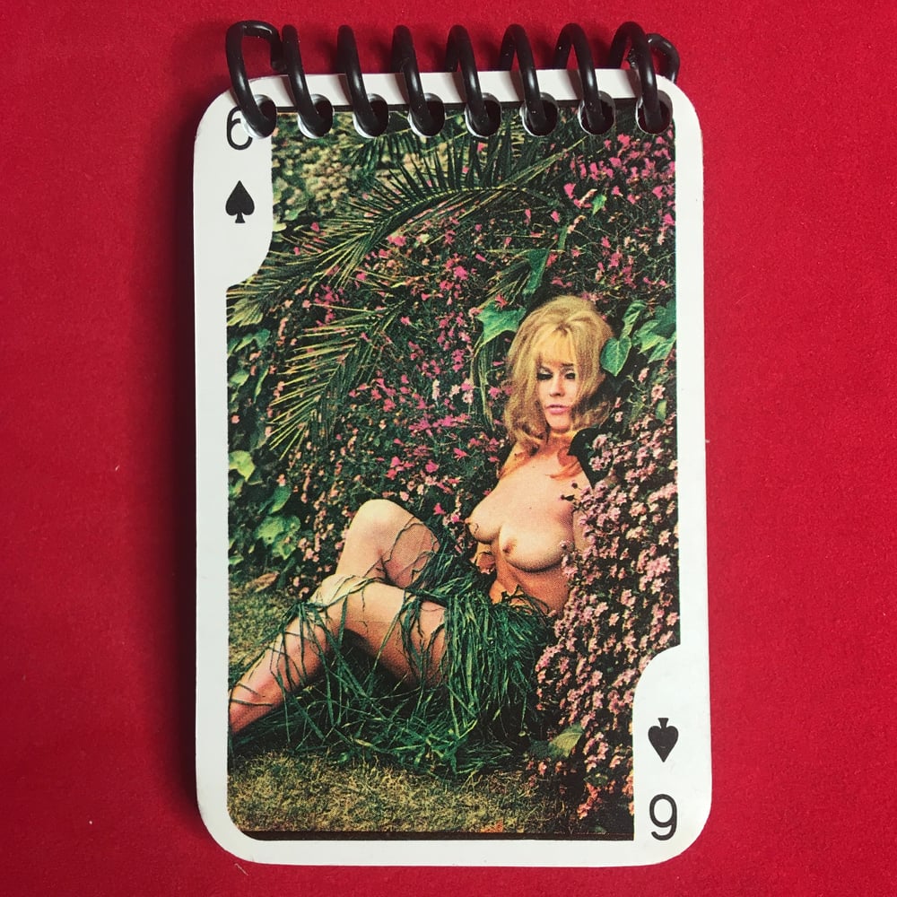 Nude Pin Up Mini Notebook - Magenta Edition
