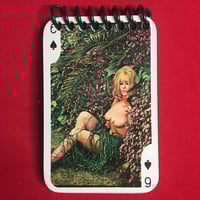Image 3 of Nude Pin Up Mini Notebook - Magenta Edition