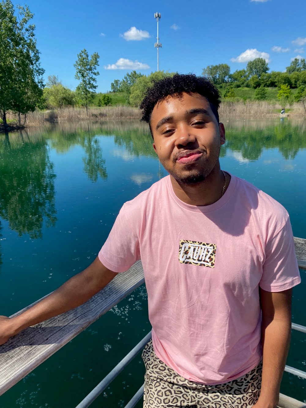 Cauhz™️ Leopard Print Pink Tee