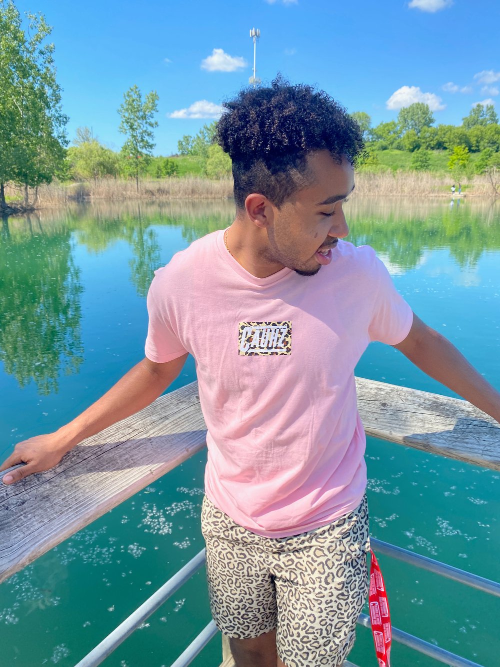 Cauhz™️ Leopard Print Pink Tee