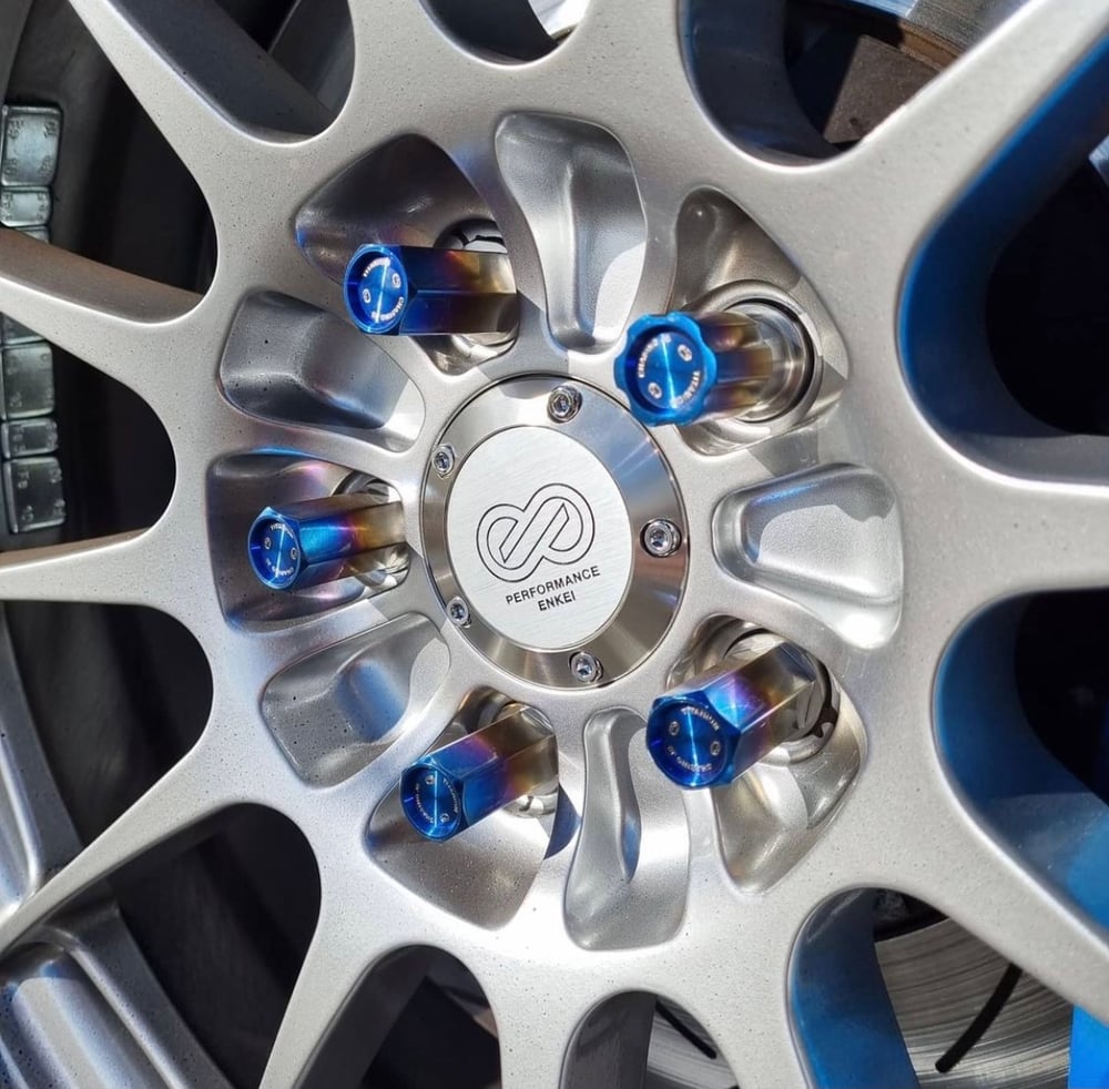 Chasing JS Titanium Extended Closed End Lug Nuts (M12) | Chasing JS