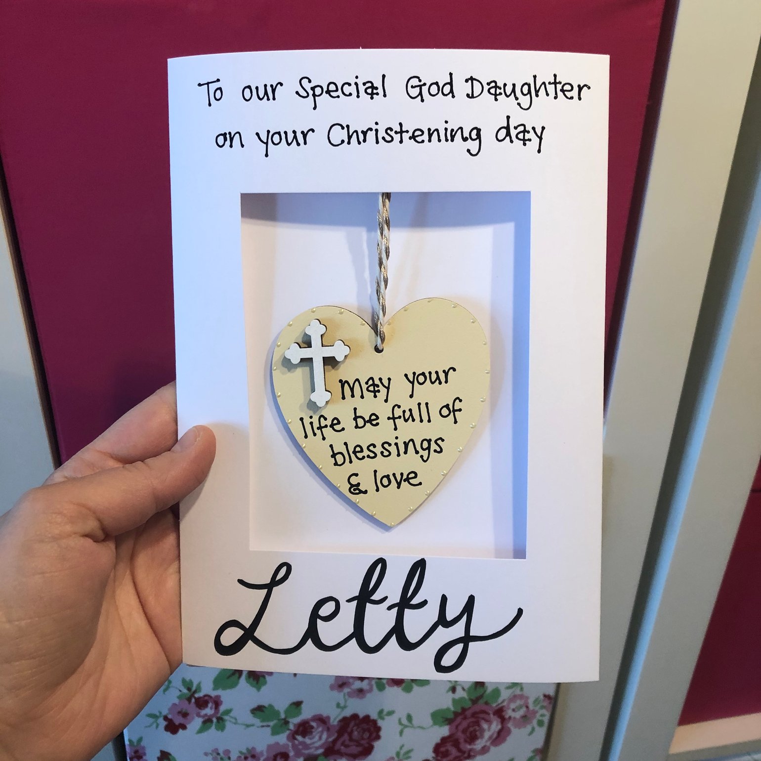 Image of Christening Card