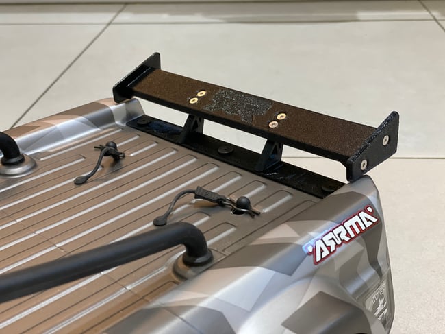 Arrma Infraction GT Wing Style Rear Wing Spoiler V1 V2 Drag Race Street Bash