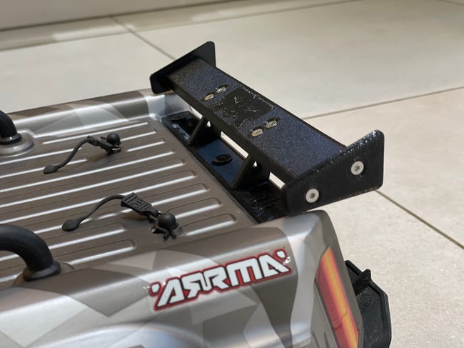 Arrma Infraction GT Wing Style Rear Wing Spoiler V1 V2 Drag Race Street Bash