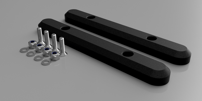 Arrma Big Rock 3S Skids Plate Set | Roof and Rear Body Protection | Bash Guard