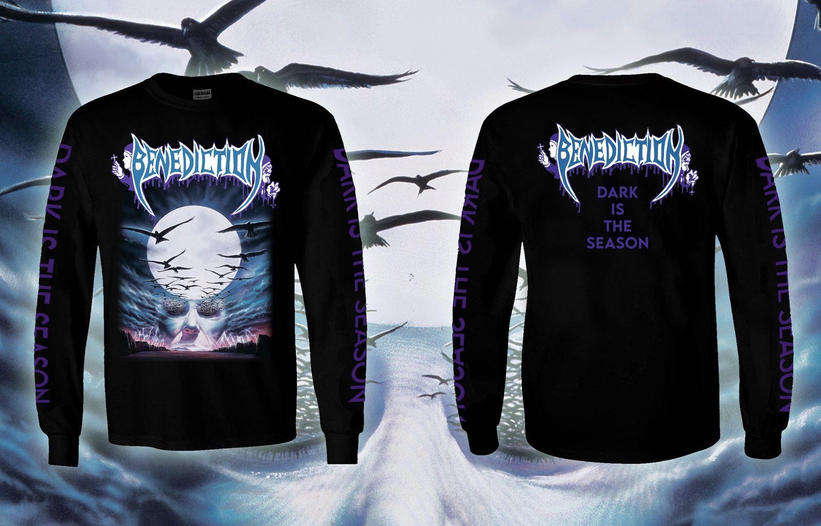 Dark Is The Season - Longsleeve | Benediction