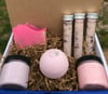 Pink vanilla soap spa box 
