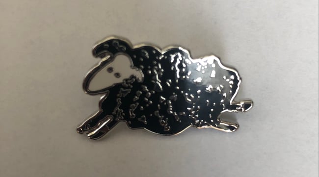 Minor Threat Out of Step Enamel Pin Badge