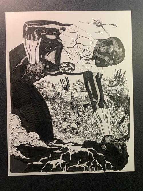 Image of GREEN LANTERN #03 original cover art