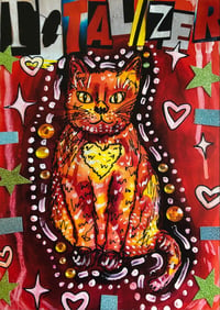 Ginger Cat Flyer Print