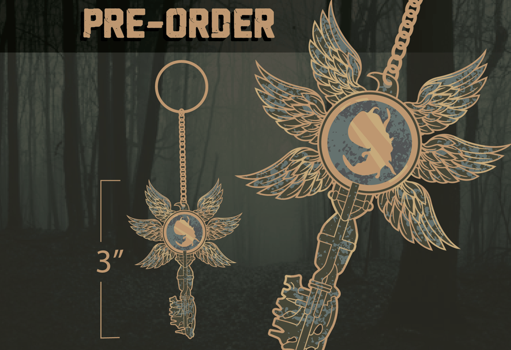 Six Wing Key Keychain