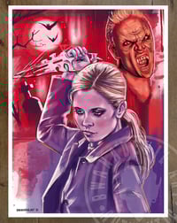 Buffy the Vampire Slayer Art Print  (9x12 in.)