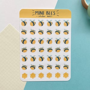 Image of Bees Sticker Sheet