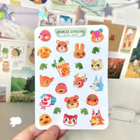 Image 2 of Animal Crossing Sticker Sheet