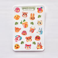 Image 1 of Animal Crossing Sticker Sheet