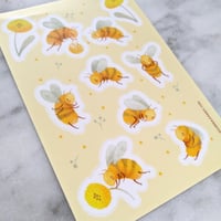 Image 2 of Bee Sticker Sheet