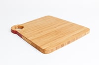 Image 2 of Medium Board- Bamboo/Brick Red
