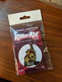 Image 1 of Cannibal Cherry Crush Horror Enamel Pin