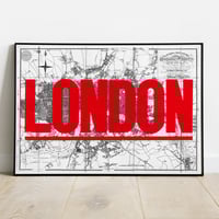 London red | giclée print