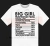 BIG GIRLS Nutrional Facts