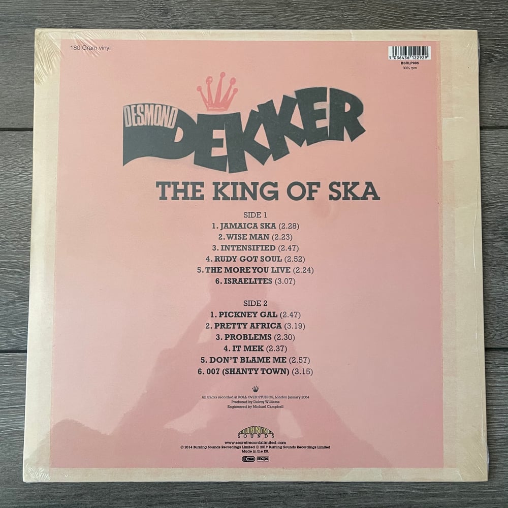 Image of Desmond Dekker - The King Of Ska Vinyl LP
