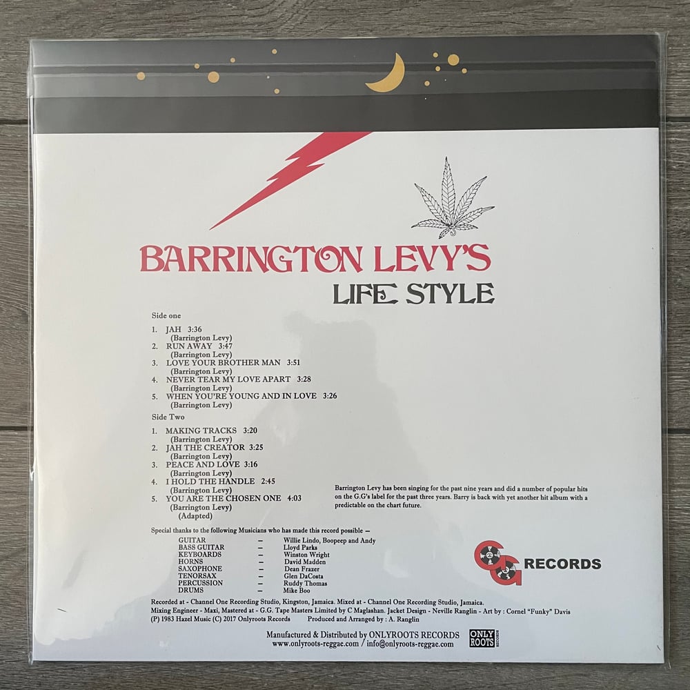 Image of Barrington Levy - Life Style Vinyl LP