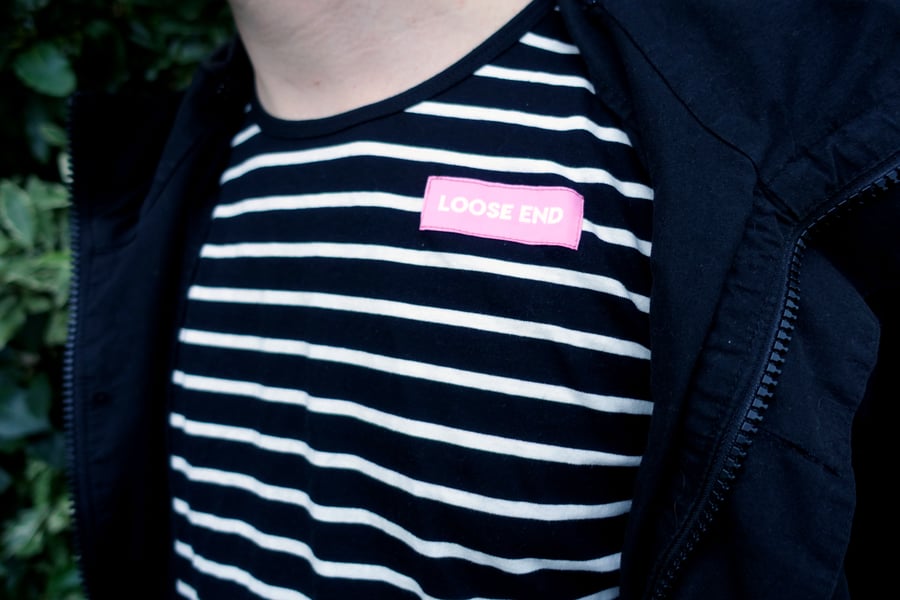 Image of Pink Label Stripe Tee