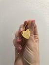 ‘NOT YOU’ HAND ENGRAVED HEART NECKLACE 