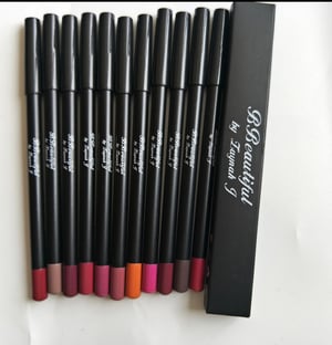 Colored Lip Pencils (Please refer to color chart in photos)