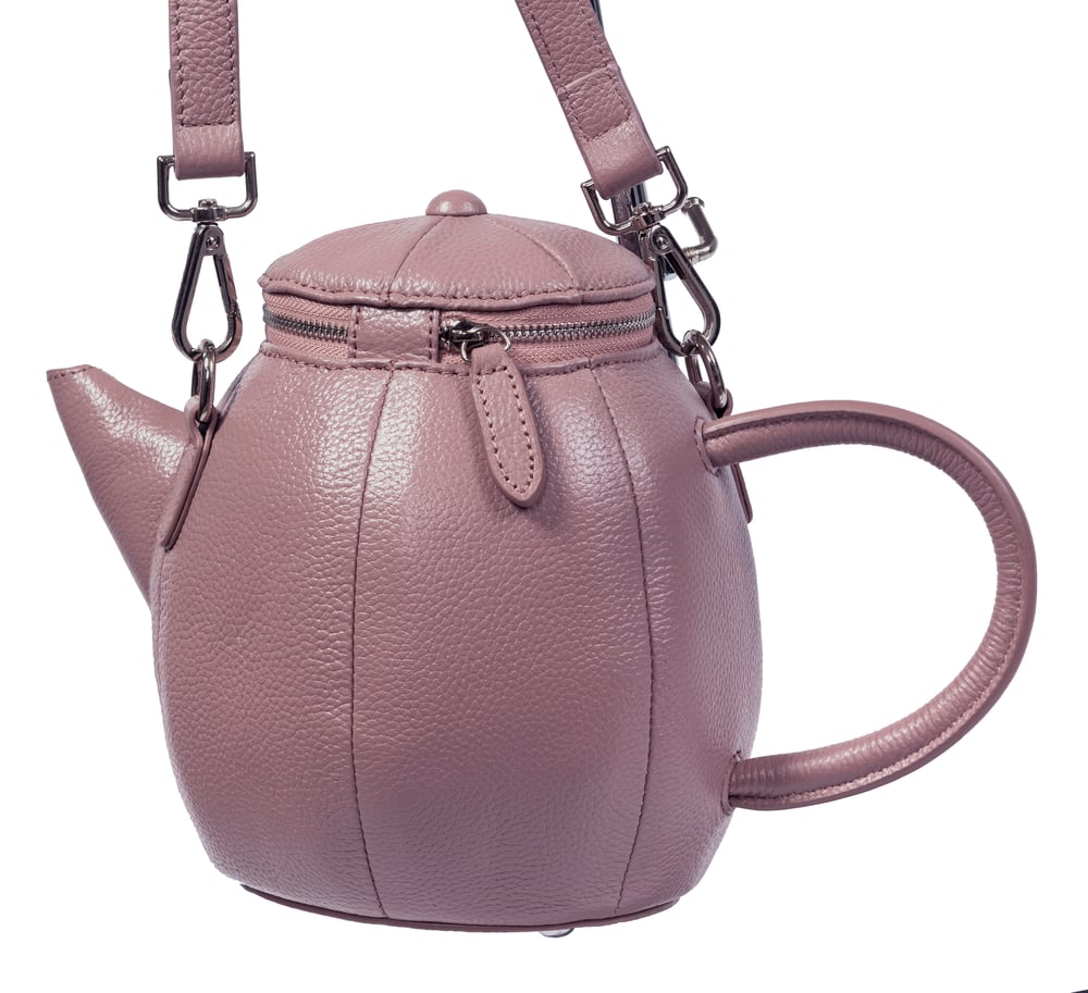 Image of Leather Teapot Crossbody Purse (3 Colors)