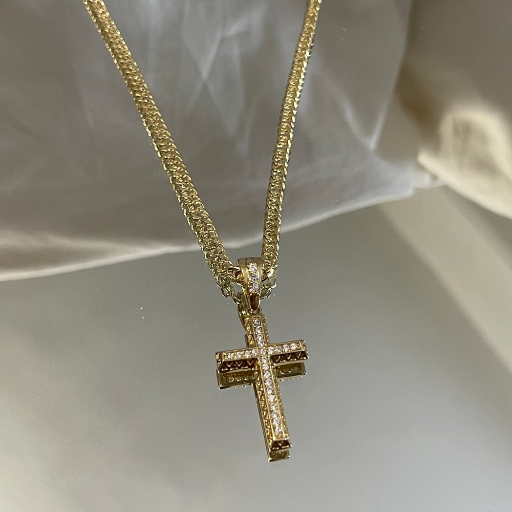 Image of The Boxed Cross Pendant 