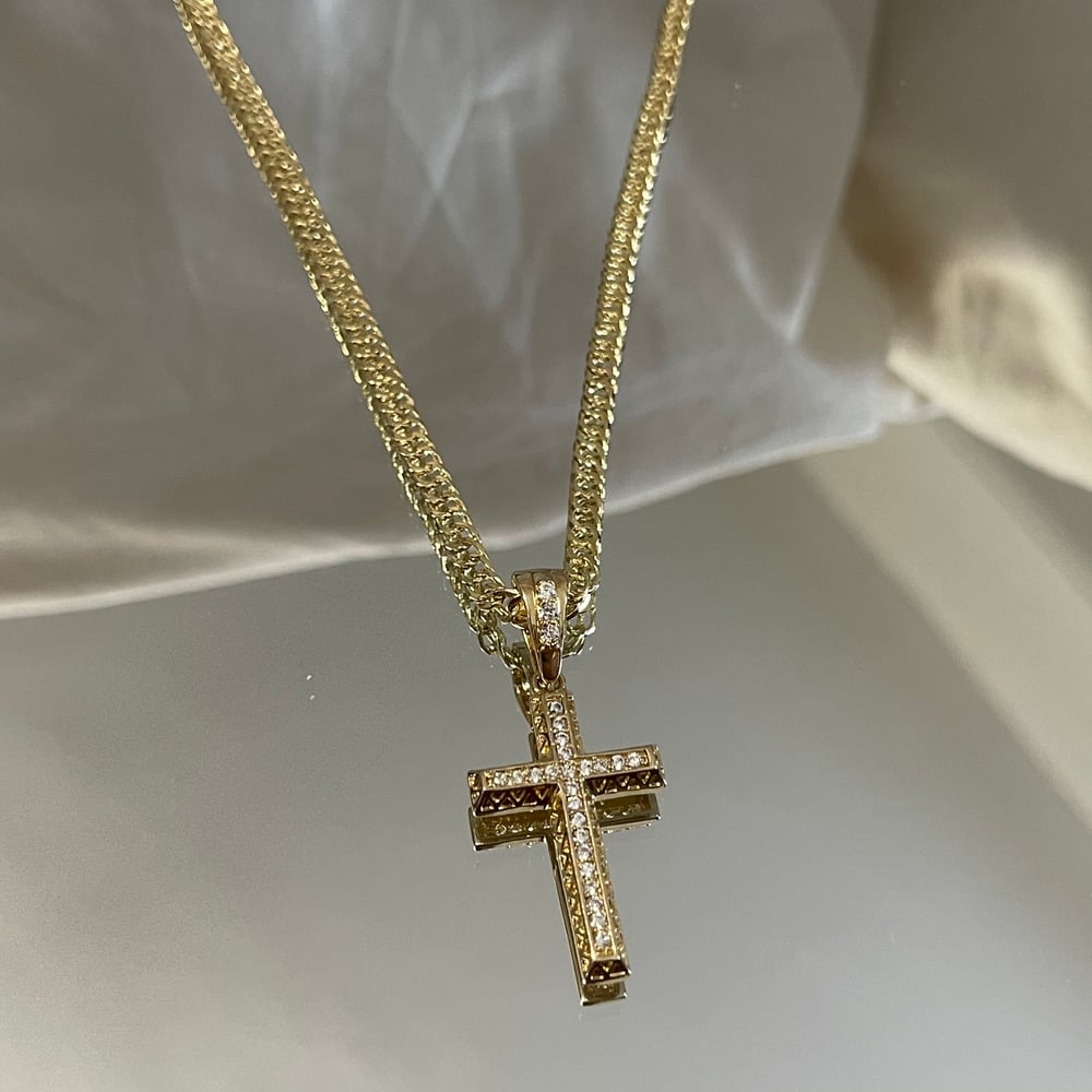 Image of The Boxed Cross Pendant 