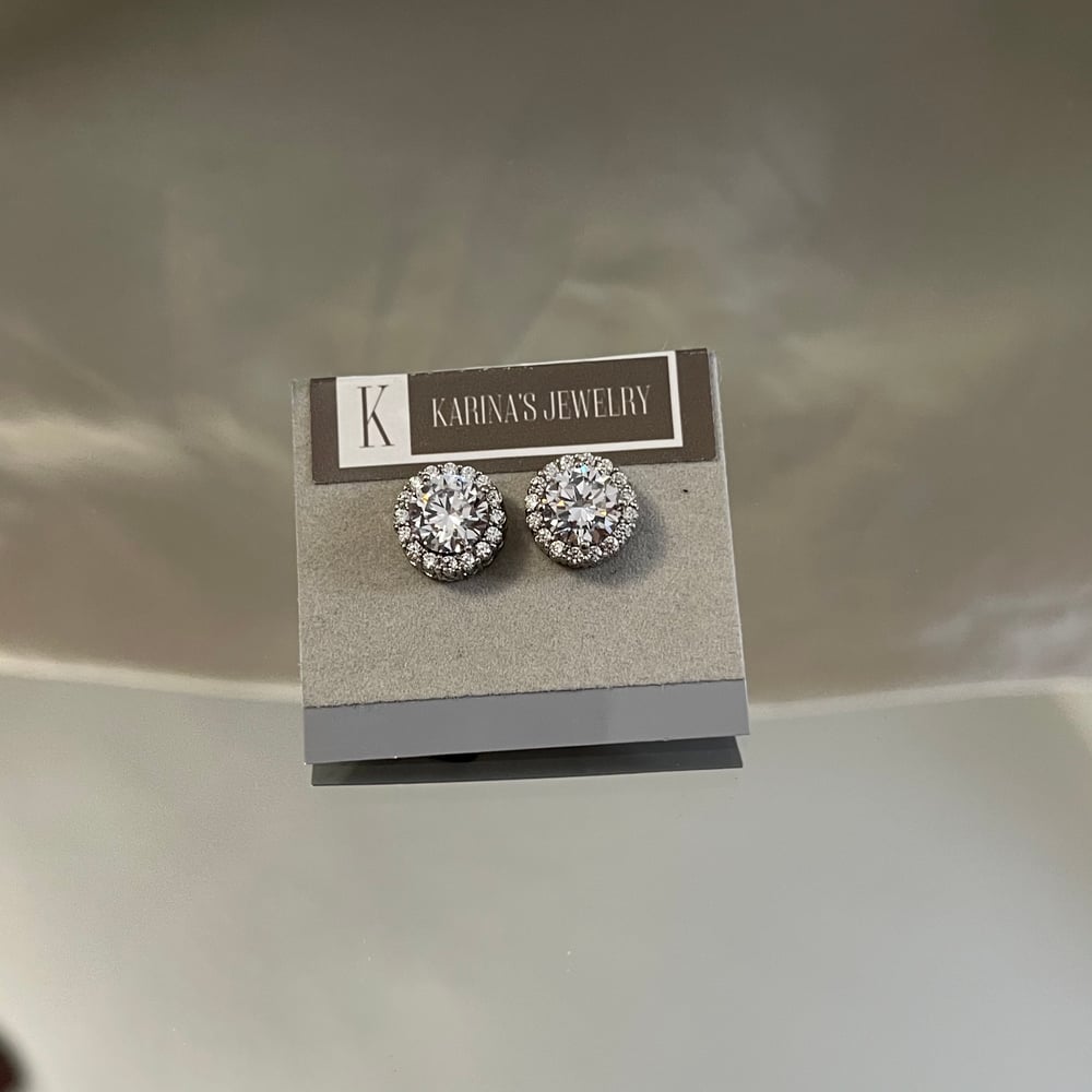 KARINA Earrings. Polymer Clay Teal & Turquoise Terrazzo earrings with -  Alma Rosa Jewelry