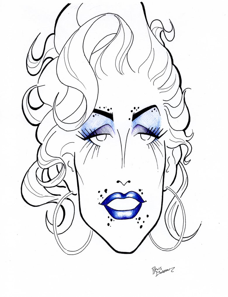 Image of Drag Portrait - Dusty Ray Bottoms