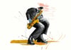 Limited edition print – 'Sax Player'