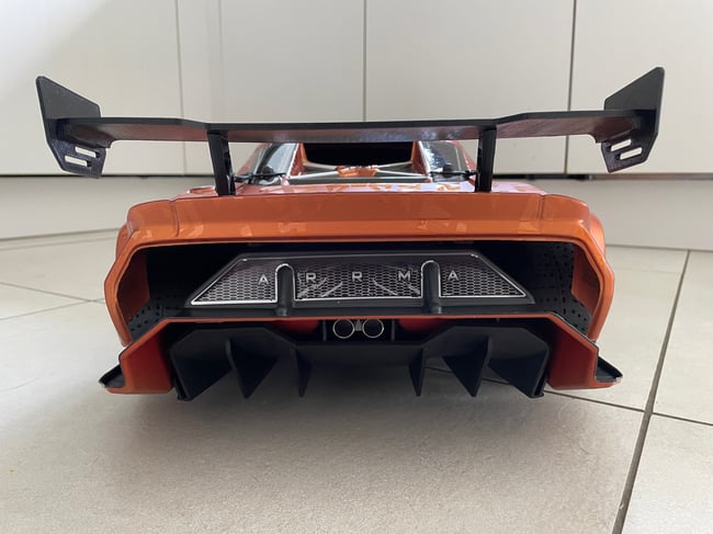 ARRMA FELONY Rear Wing Spoiler GT Wing Street Bash Drag Race Speed Run 6S