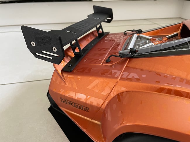 ARRMA FELONY Rear Wing Spoiler GT Wing Street Bash Drag Race Speed Run 6S