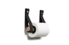 Leather Toilet Roll Holder - Black