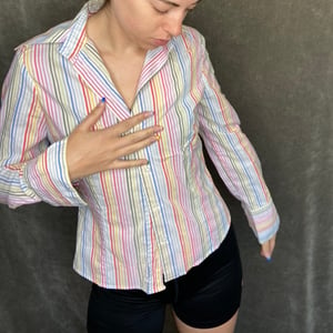 pride inspired button up 