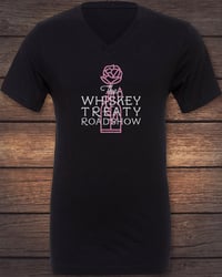 Image 1 of Whiskey Treaty Rose V-Neck - Unisex