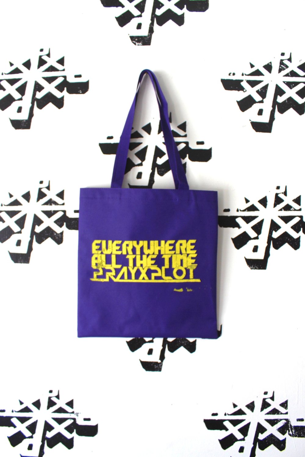 the all the time tote bag in purple 