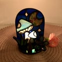 Vintage Moon Candle Holder 