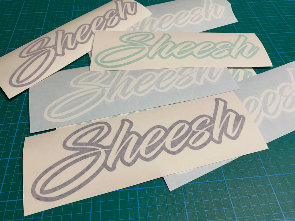 Image of 10” Sheesh decal 