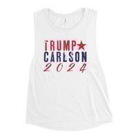 Image 3 of Trump Carlson 2024 - Light Colors Ladies’ Muscle Tank