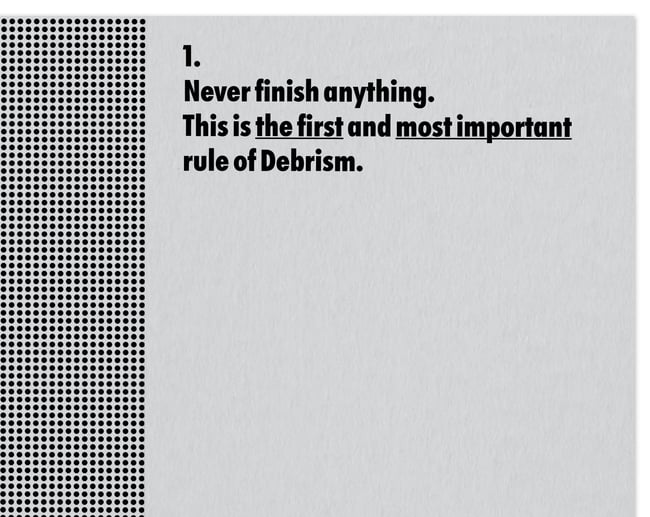 CIVILIZATION LANDFILL #3: THE DEBRIST MANIFESTO by SCOTT KING