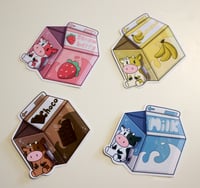 Image 2 of Cute Milk Sticker set
